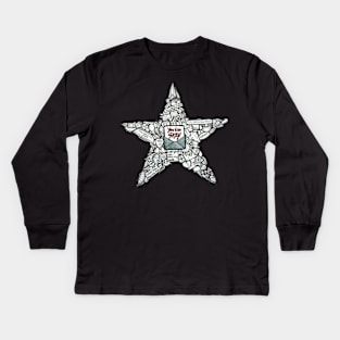 You Can Stay Star Doodle Kids Long Sleeve T-Shirt